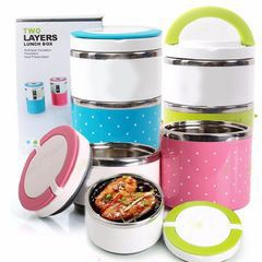 Hộp Đựng Cơm, Cặp Lồng Mang Cơm 3 Tầng Ruột Inox, Giữ Nhiệt Cực Tốt - ĐGD