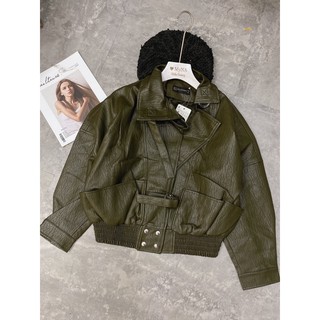 ÁO KHOÁC DA BOMBER CHẤT DÀY DẶN