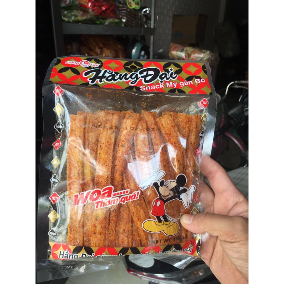 Snack mỳ gân bò Hằng Đại dai ngon