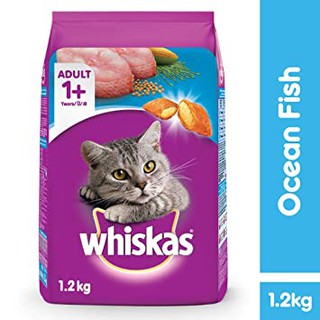 Whiskas ocean fish 1.2kg - thức ăn mèo cá biển gói 1.2kg