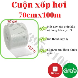 Cuộn xốp hơi khổ 70cm x 100m loại 1 siêu dày