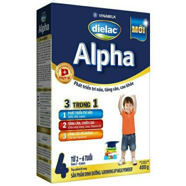 Sữa bột Dielac Alpha 4 400g