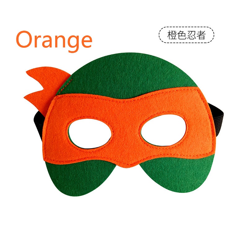 Kdpartyee Mặt Nạ Hóa Trang ninja Rùa Bằng Vải Nỉ Thông Dụng Cho Người Lớn Và Trẻ Em