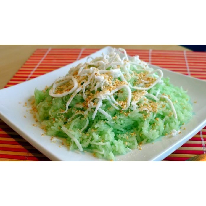 Bột lá dứa  tạo màu xanh lá tự nhiên cho thực phẩm như xôi, chè, bánh, thạch - túi 25gr