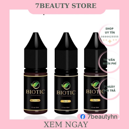 Mực Biotic Phun Xăm Thẩm Mỹ Dành Cho Chân Mày
