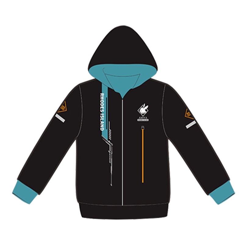 Áo khoác hoodie tay dài in họa tiết anime Arknights Amiya thời trang