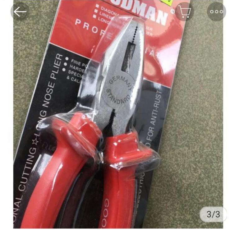 Kìm điện cắt nhọn (6 và 8in Goodman).