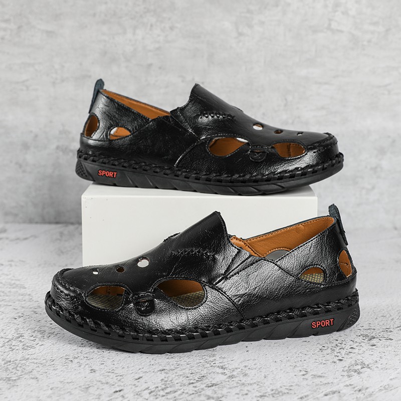 Summer Good material Men Shoes sandal Breathable hand Makes stitching durable