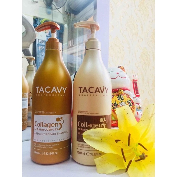 DẦU CẶP GỒM GỘI XẢ TACAVY 1000ML - HÀNG CHÍNH HÃNG