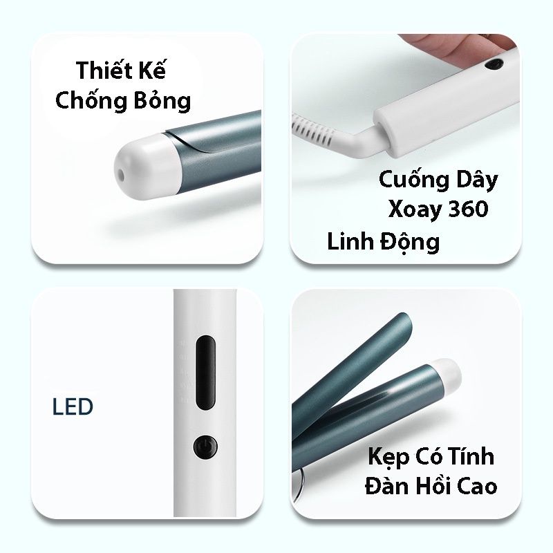 Máy Làm Tóc,Máy Uốn Tóc Xoăn Thần Thánh