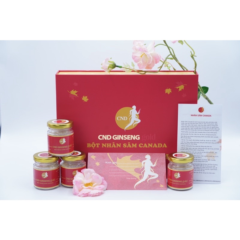 Bột Nhân Sâm Canada CND tăng cường thể trạng, tăng hệ miễn dịch, tăng sức đề kháng