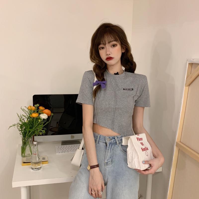 Áo Thun Nữ Tay Ngắn Eo Cao Dễ Phối Đồ Phong Cách Hàn Quốc Dành Cho Nữ áo phông nữ JL-TX-90