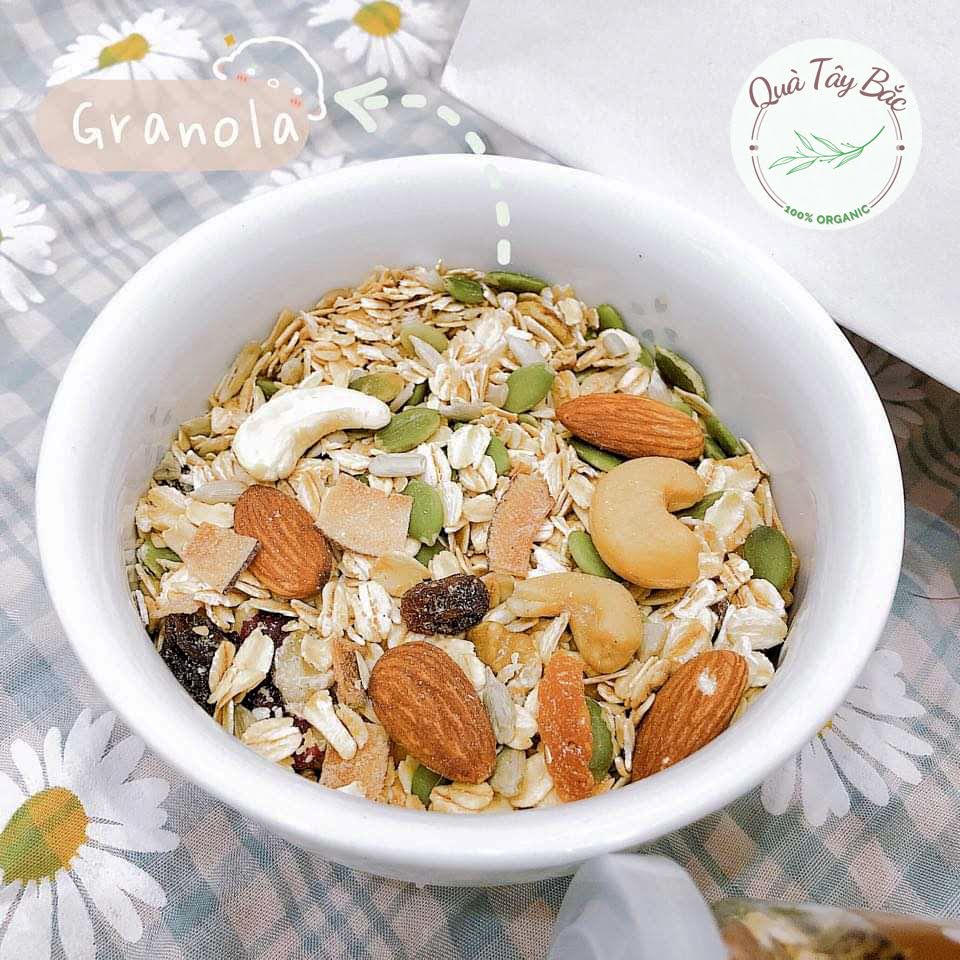 Granola cao cấp - Ngũ cốc ăn kiêng eatclean 500g