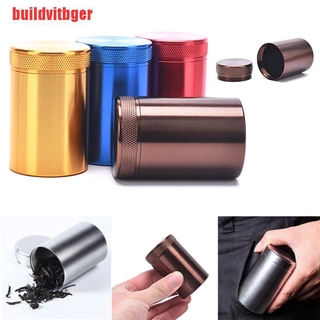 (Hàng Mới Về) Hộp Nhôm Mini Đựng Trà / Thảo Dược Chống Nước Tiện Dụng