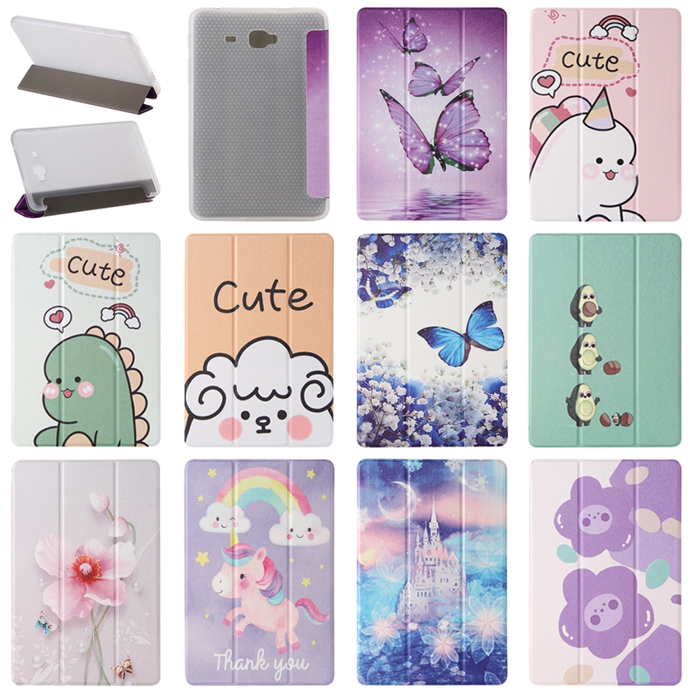 Ốp Máy Tính Bảng Silicone Mềm Siêu Mỏng Nắp Lật Cho Samsung Galaxy Tab A 7.0  A6 SM-T280 SM-T285