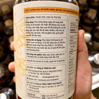 OH CHEW CHA [CHAI NHỰA 500ML]