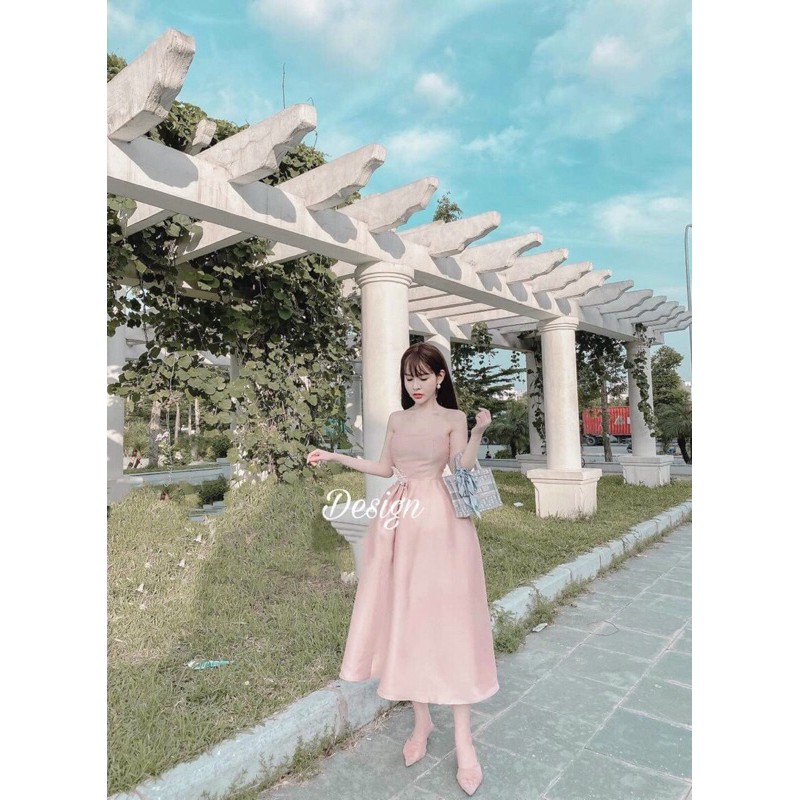 ĐẦM XOÈ CÚP HOA EO SIÊU XINH - Size M/L ĐẾN 57kg - MS241VMM MM