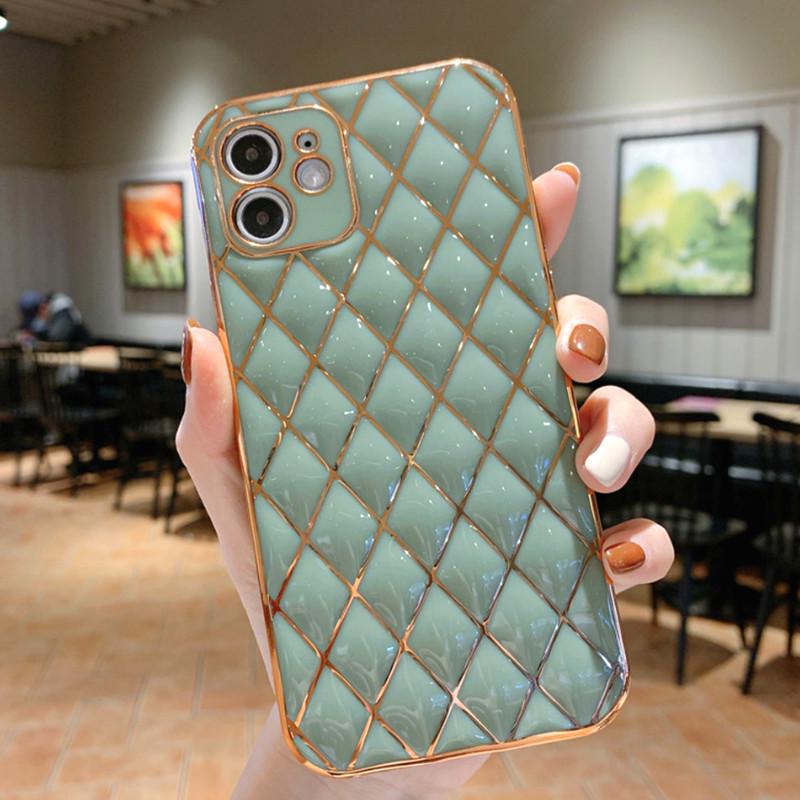 Ốp Điện Thoại TPU Mềm Chống Sốc Mạ Kim Loại Nhám Cho IPhone 12 11 Pro Max X XS Max XR 8 7 Plus | BigBuy360 - bigbuy360.vn