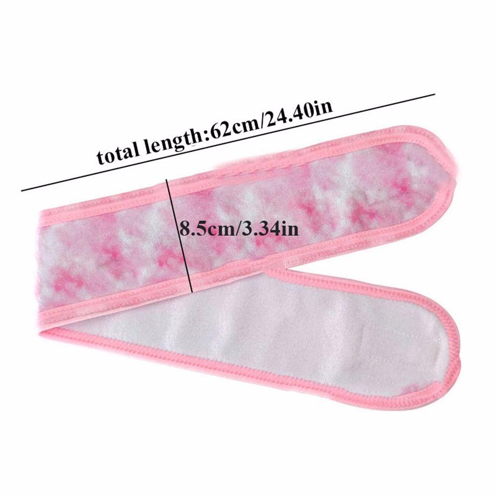 Băng Đô Cài Tóc Mềm Mại In Họa Tiết Hoa Trái Tim Phong Cách Hàn Quốc