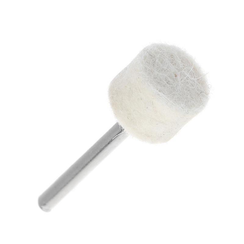 Bộ 50 Miếng Len Đánh Bóng 13mm + 4 Trục 3.15 mm