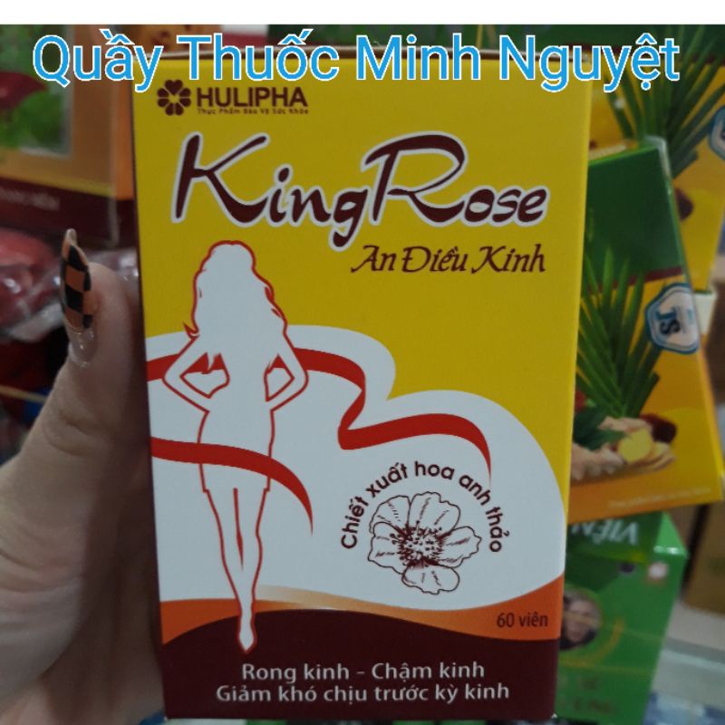 KingRose An điều kinh_Giúp điều hoà kinh Nguyệt,giam đau bụng kinh, khó chịu trước kì kinh
