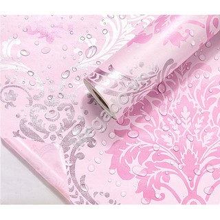 Giấy dán tường hoa văn tím C0059