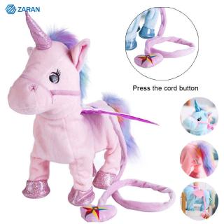 Electric Unicorn Plush Toy Soft Stuffed Animal Doll Sing the Song for Baby [Zaran]