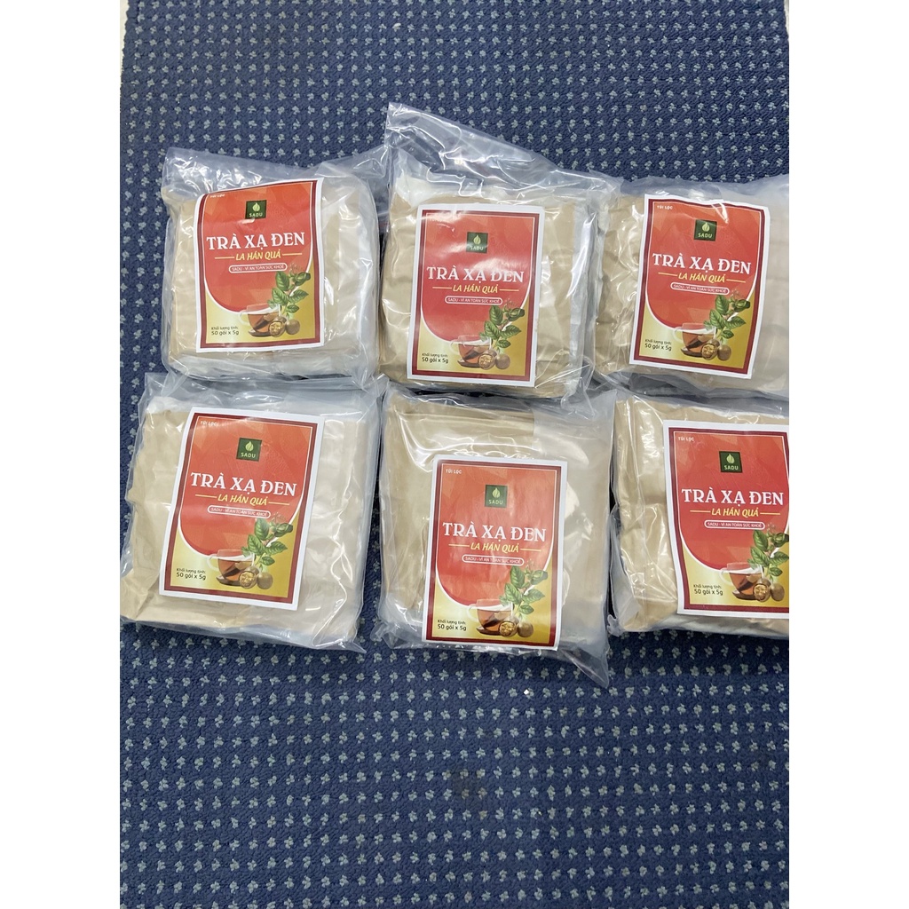 Combo 6 bịch trà xạ đen la hán quả mát gan-giải độc-thanh lọc cơ thể