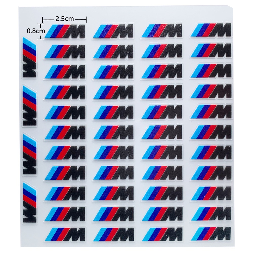 Decal dán trang trí xe hơi hình Logo BMW 3D