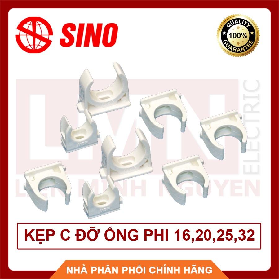 Kẹp C Đỡ Ống Phi 16,20,25,32 - Hàng Việt Nam, Chất Lượng Cao