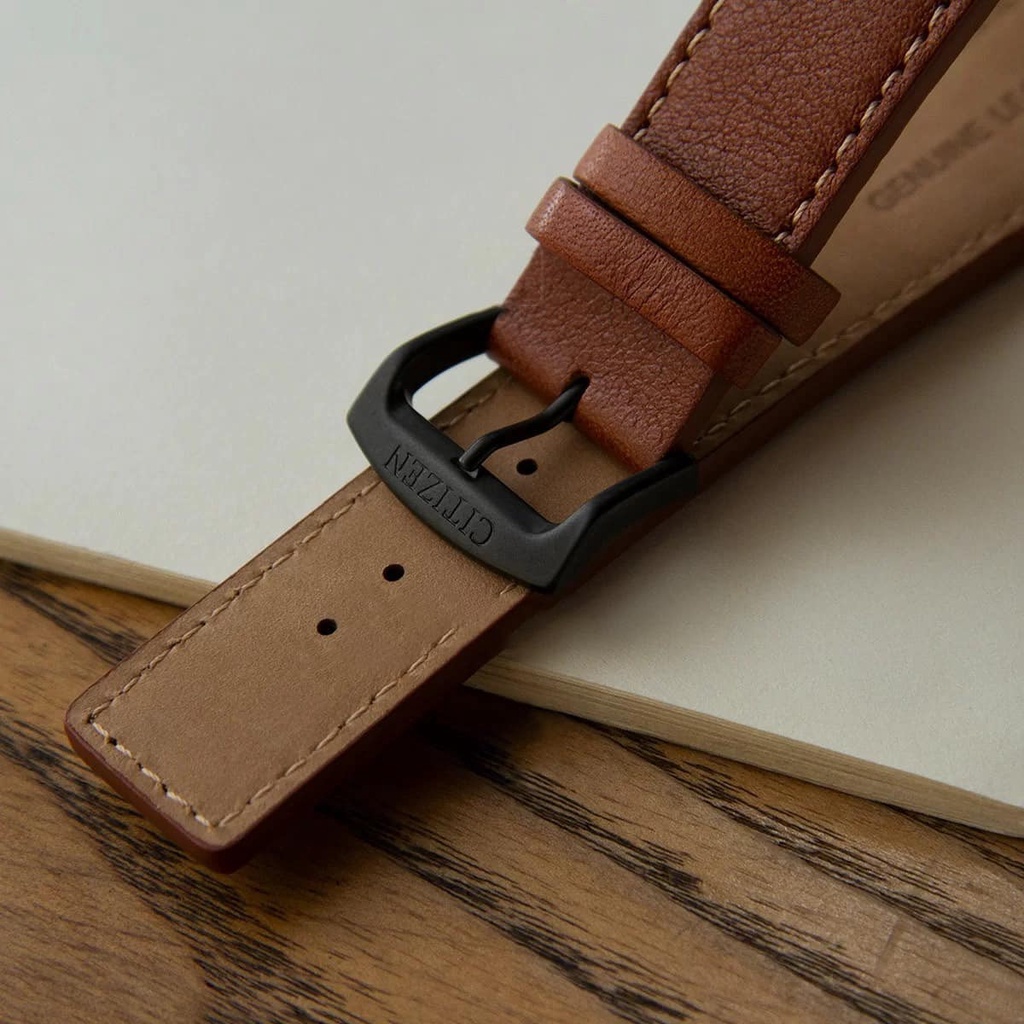 Đồng hồ nam Citizen BM8475-26E, kính cứng, máy ecodrive, 42mm dây da