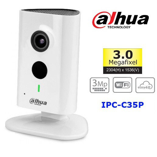 Camera Wifi Dahua IPC-C35 Tích Hợp Mic Và Loa Chuẩn Âm Thanh , Hình ảnh nét fullHD, Góc rộng - BẢO HÀNH 24 THÁNG