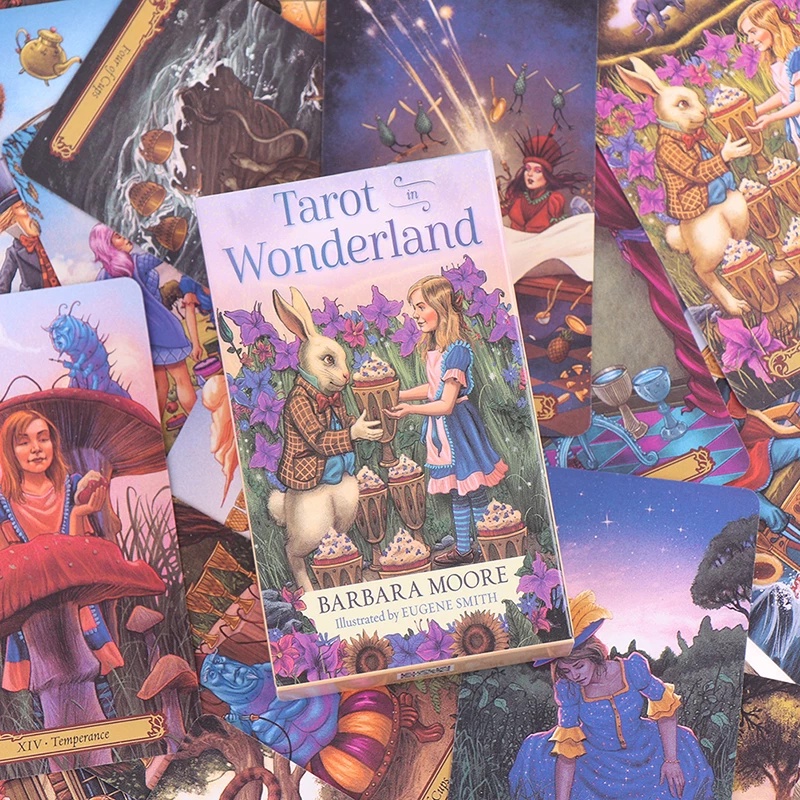 Tarot in Wonderland Tarot Cards Prophecy Divination Deck Party Board Card Game