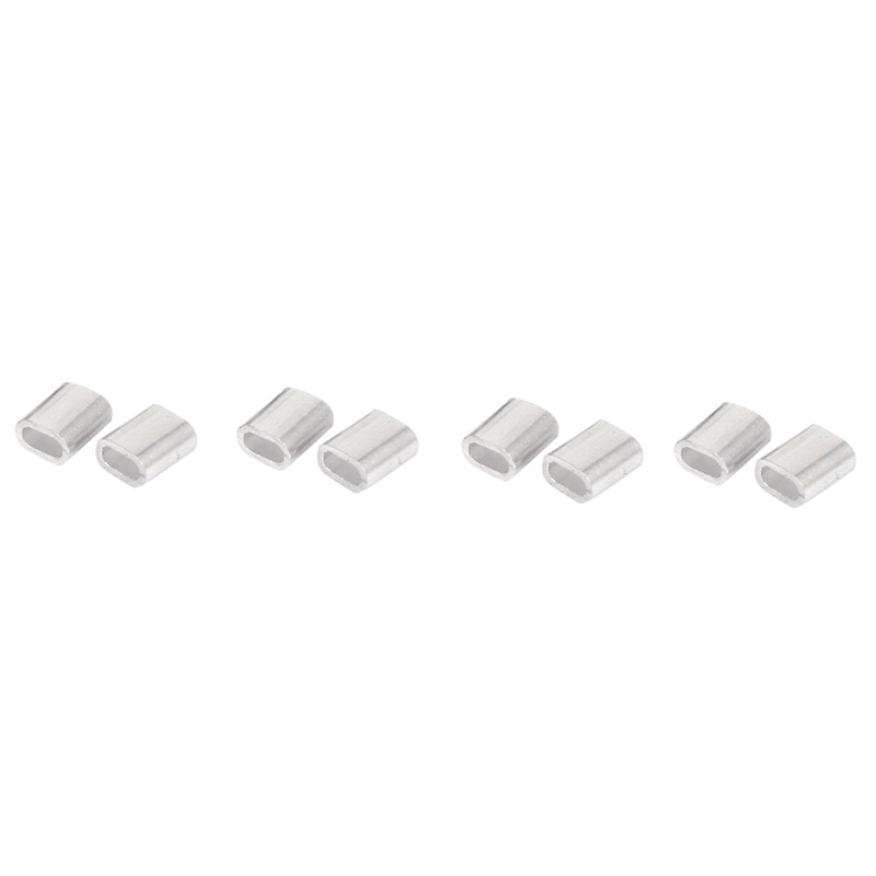 Set 100 Đầu Kẹp Dây Cáp 2.5Mm Bằng Nhôm Chuyên Dụng