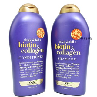 [CHÍNH HÃNG] DẦU GỘI BIOTIN COLLAGEN OGX GIẢM RỤNG TÓC TRỊ GÀU MỸ 577ML
