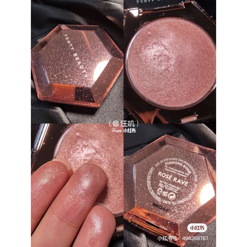 [SIÊU PHẨM] Highlight Fenty Diamond Rose Rave