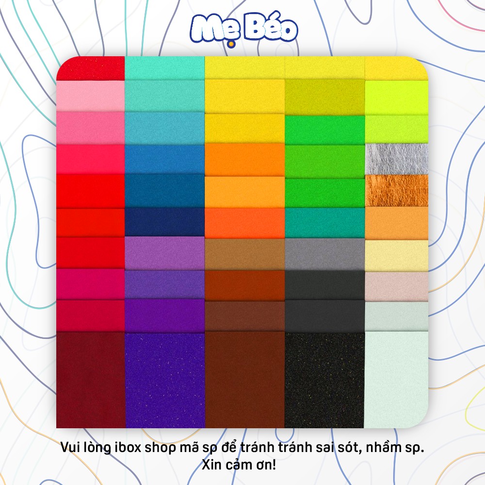 Vải dạ nỉ các màu làm đồ Handmade DIY, may trang phục hóa trang, thú nhồi bông, đồ thủ công