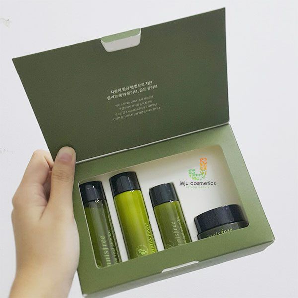 Bộ Dưỡng Cho Da Khô Innisfree Olive Real Ex. Special Kit 4 Sp [ Chính Hãng ]