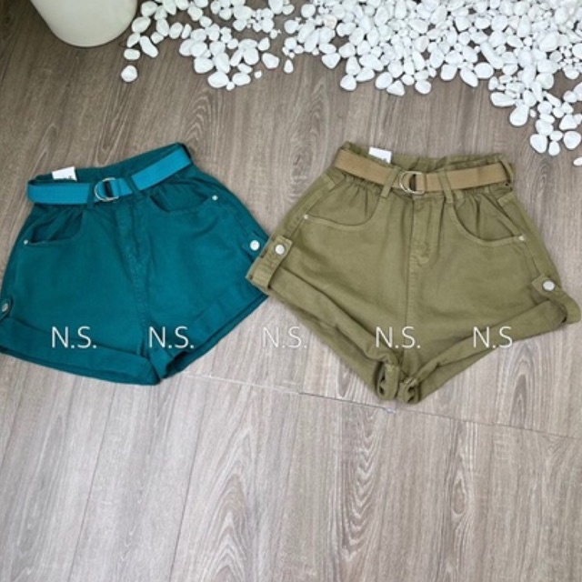 QUẦN SHORT BÒ GAPA GẤU KÈM ĐAI NHIỀU MÀU HOTTREND LOẠI 1 MS25278