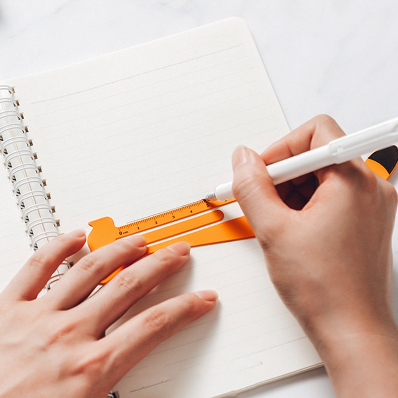 Thước Kẹp Đánh Dấu Trang Sách Bằng Kim Loại Họa Tiết Hoạt Hình