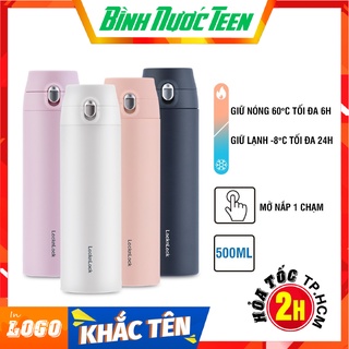 Bình Giữ Nhiệt Lock&Lock 500ml Feather Light One Touch LHC3257