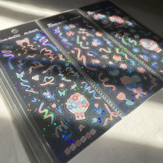 Star sticker set of 3 sheets - Confetti Sticker set 3 tấm