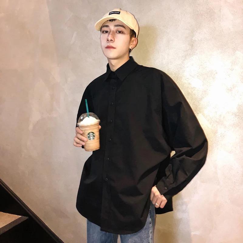 Áo Sơ Mi Nam Dài Tay Cổ Bẻ Trẻ Trung Thời Trang Hàn Quốc | BigBuy360 - bigbuy360.vn