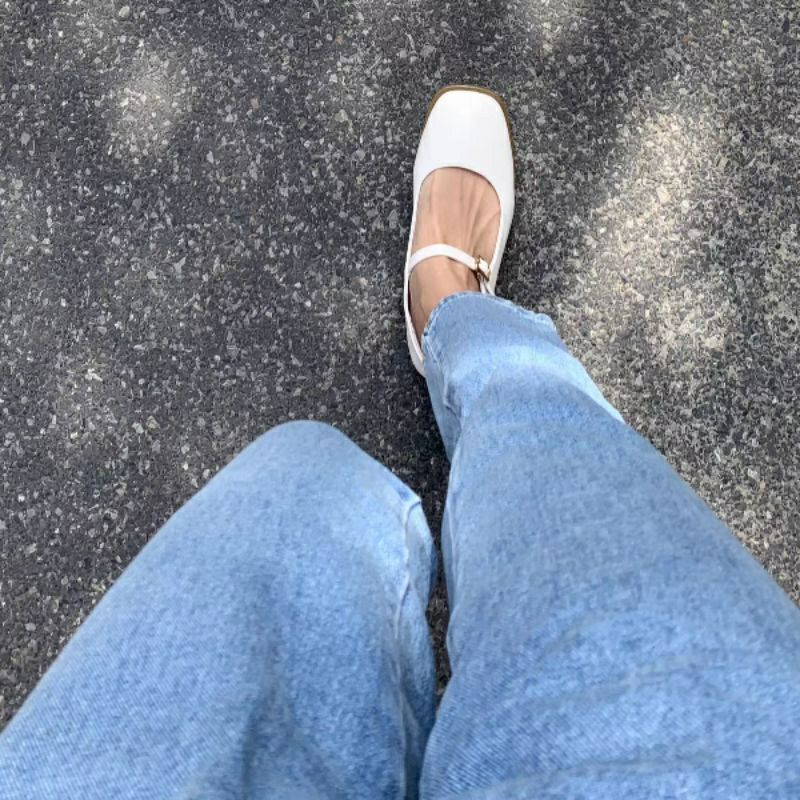 Giày mary jane hàn đế thấp