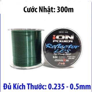 Cước ion power reflector 300m hàng nhật bản đủ size chịu tải siêu bền