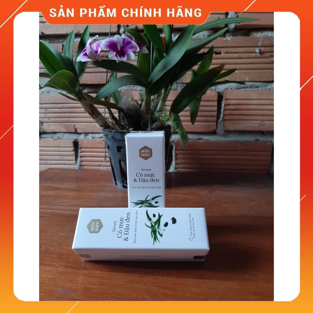 [CHÍNH HÃNG] Serum Cỏ Mực Đậu Đen ⚡️MUA KÈM DEAL SỐC⚡️ Mộc Nhu [Combo 2 Chai 30ml] Phủ Đen Tóc Từ Chân 30ml | BigBuy360 - bigbuy360.vn