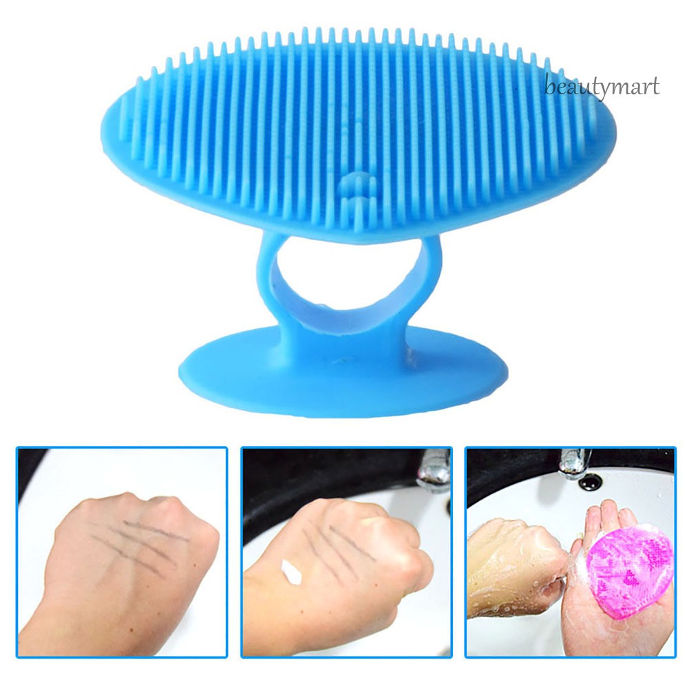 [Hàng mới về] Cọ chà mặt silicon tẩy mụn đầu đen và da chết