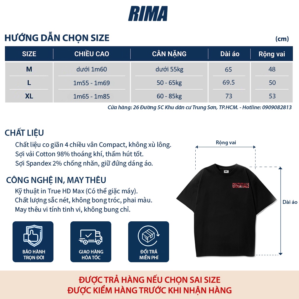 Áo Thun Tay Lở GOD Phông Rộng Nam Nữ Unisex Cotton Cao Cấp Đẹp Ngắn Freesize Hình Màu Trắng Đen Xanh Navy Họa Tiết RIMA | BigBuy360 - bigbuy360.vn