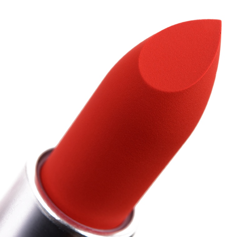 Son MAC 303 Style Shocked Màu Đỏ Cam siêu hot, son MAC Powder Kiss Lipstick chính hãng date xa