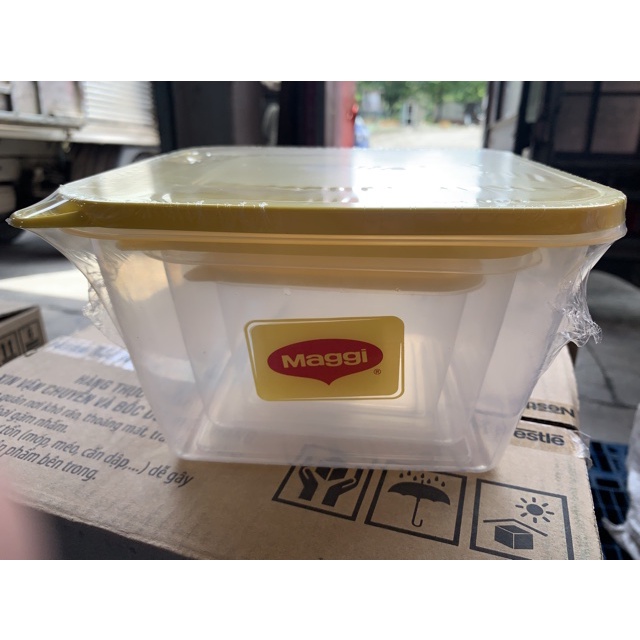 [GIFT] Bộ hộp nhựa 3 món Maggi - Giao mẫu mã ngẫu nhiên tùy đợt